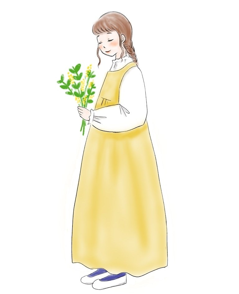 あなたのお気に入りのコーデを描きます 優しく柔らかい雰囲気のイラスト イメージ1