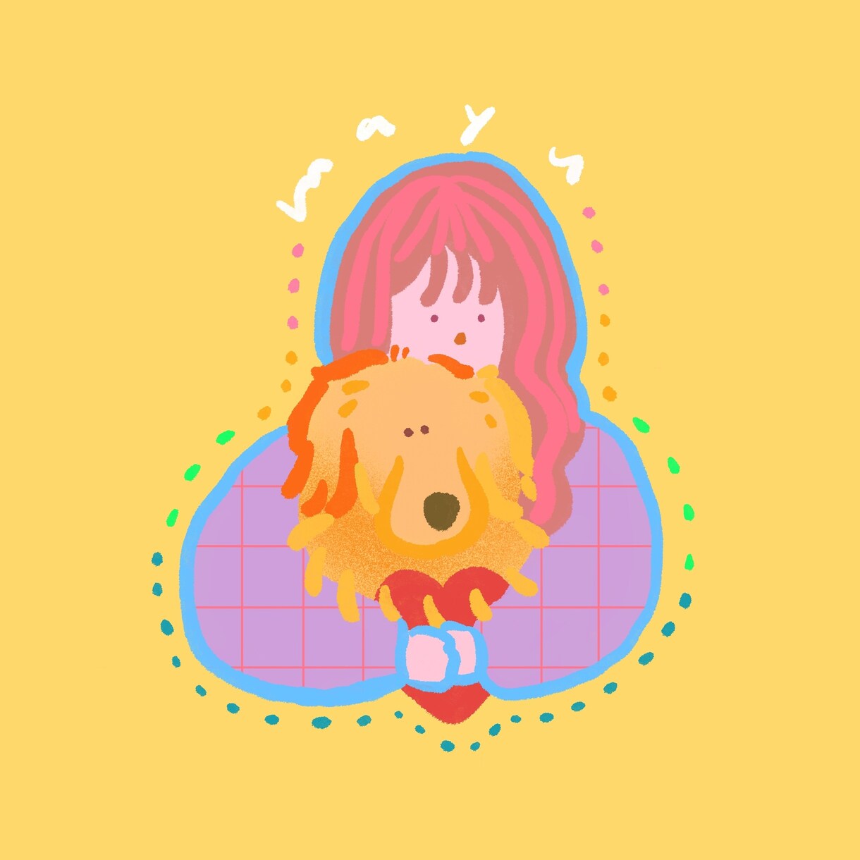 個性的で元気の出る色のイラスト描きます なんだか元気が出るイラスト！描いてます！ イメージ7