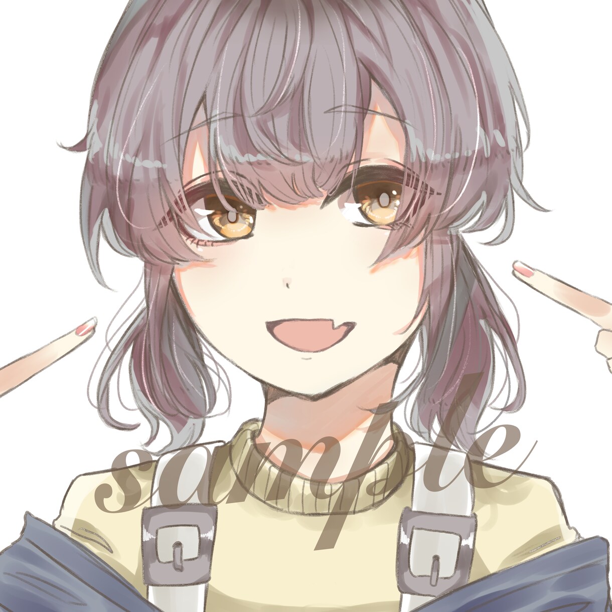 最短1日！カッコ可愛いアイコンお描きします SNSなどに！（ヘッダーも）お気に入りの一枚をお描きします！ イメージ1