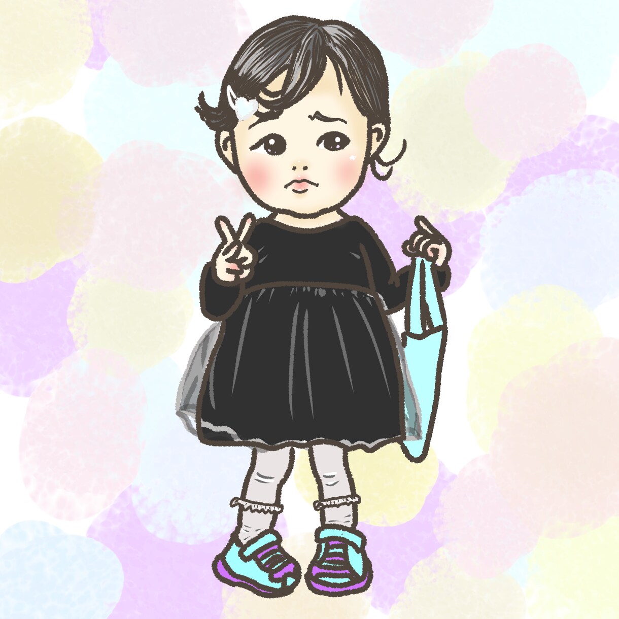 商用利用可　可愛い似顔絵を描きます プレゼントにも大人気！ふんわり可愛い似顔絵です！！ イメージ2