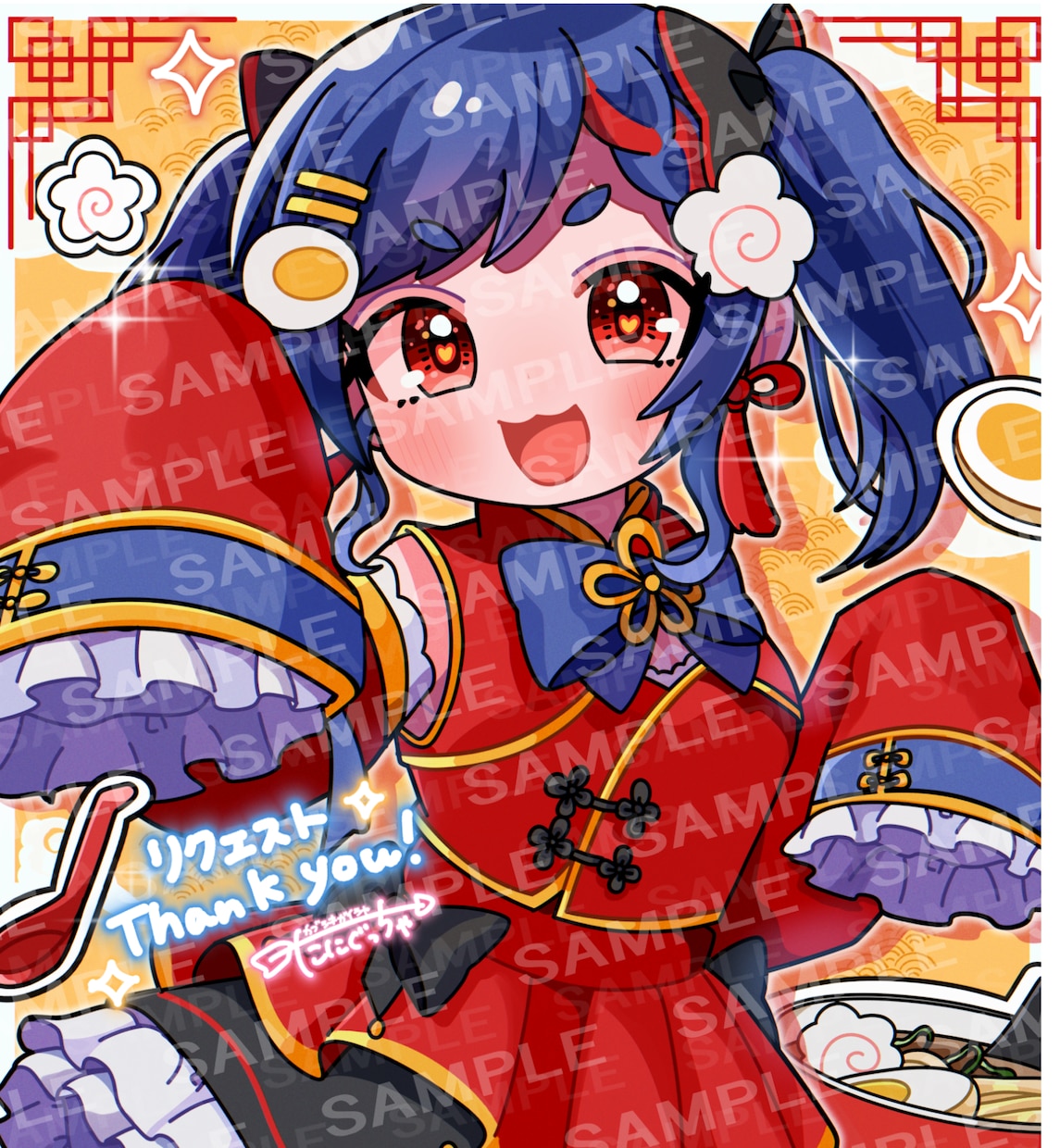 人物イラスト制作‼️ポップなイラストを制作します 商用利用可能！様々な用途でお使いいただけます！ イメージ3