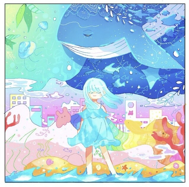 イラスト、MV動画のイラストなど受け付けております 謎生物や海モチーフのイラストを書くのが好きです イメージ2