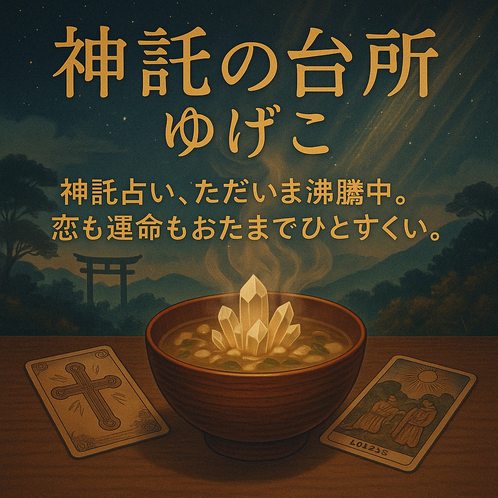 味噌汁のような占いで寄り添います 心の栄養になる言葉を、一椀分お届け。 イメージ2