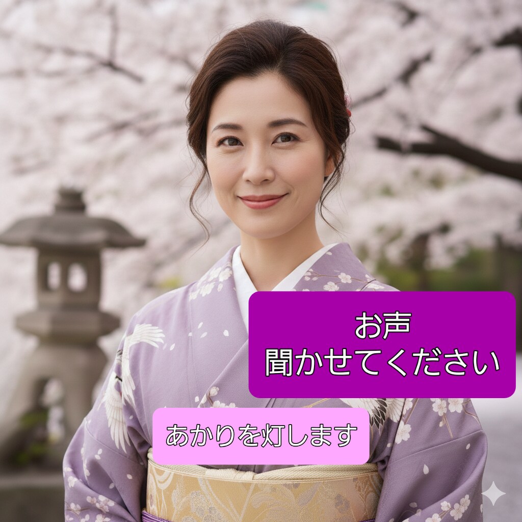 お帰りなさい✿１分から可✿いつでもここに居ります ❀頑張り過ぎた貴方にそっと寄り添い～安心してお話しください～ イメージ1