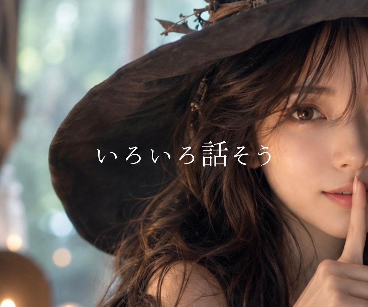 男女OK♡魔女の見習いが話し相手になります 愚痴、お悩み、モヤモヤ、雑談、ぼやき、ただ話したい… イメージ1