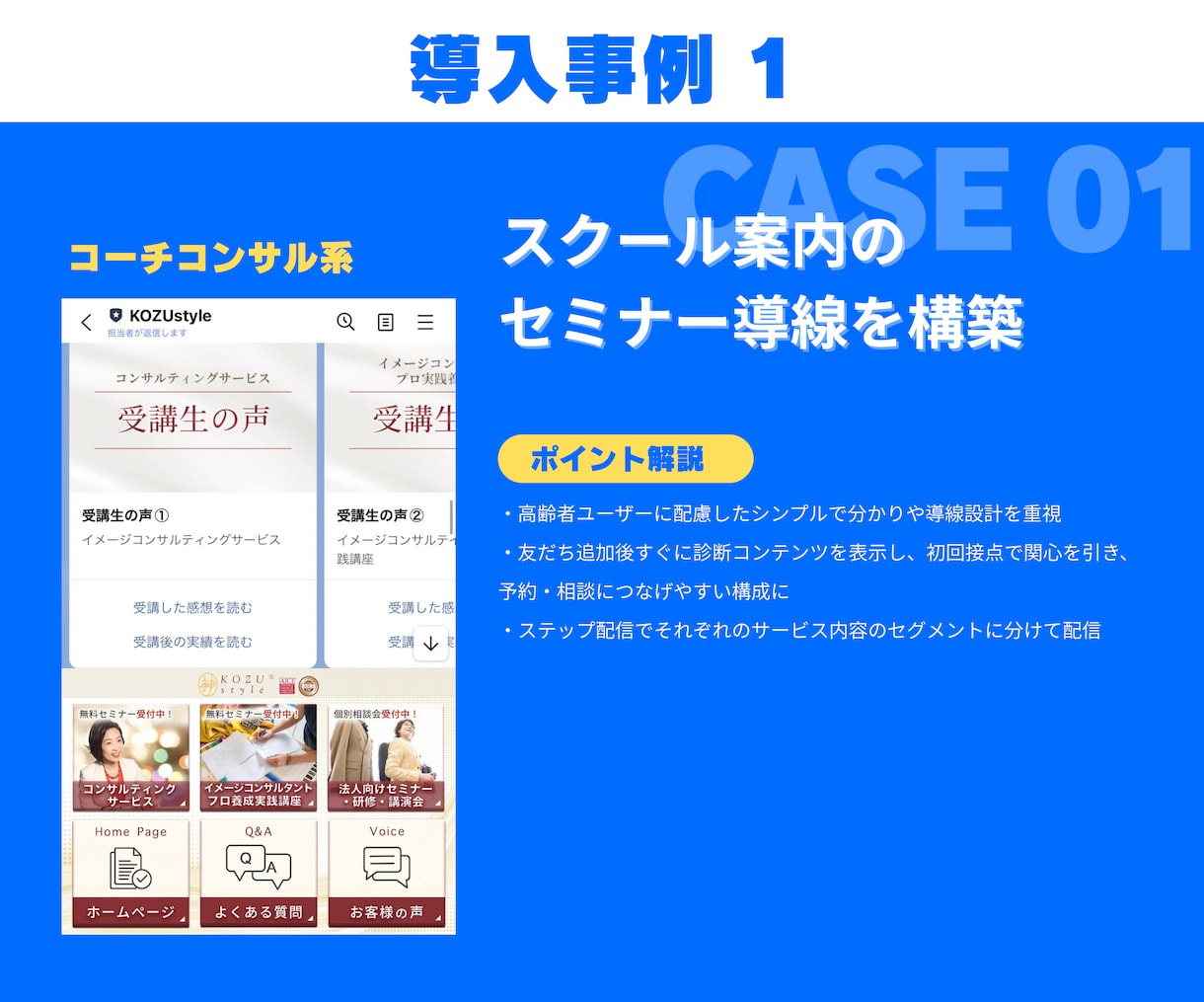LINE公式・Lステップ・エルメの構築を代行します 公式LINE／Lステップ／正規代理店が高品質なLINE構築 イメージ4