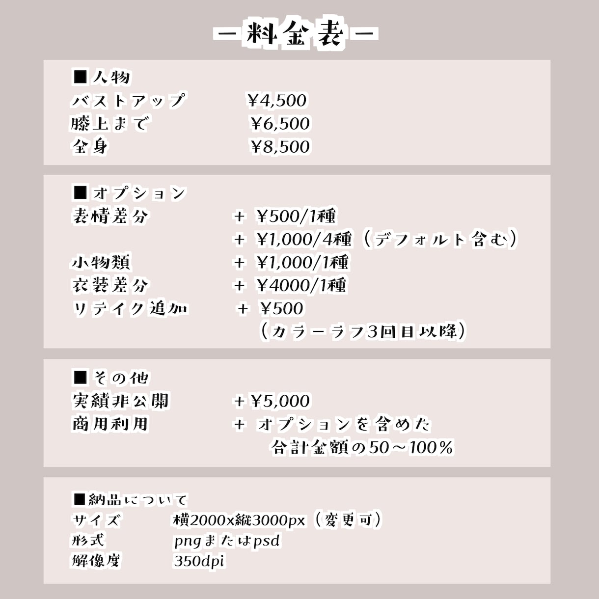 配信やTRPGに！可愛い立ち絵を制作します 創作活動にぴったりな立ち絵を描きます！ イメージ2