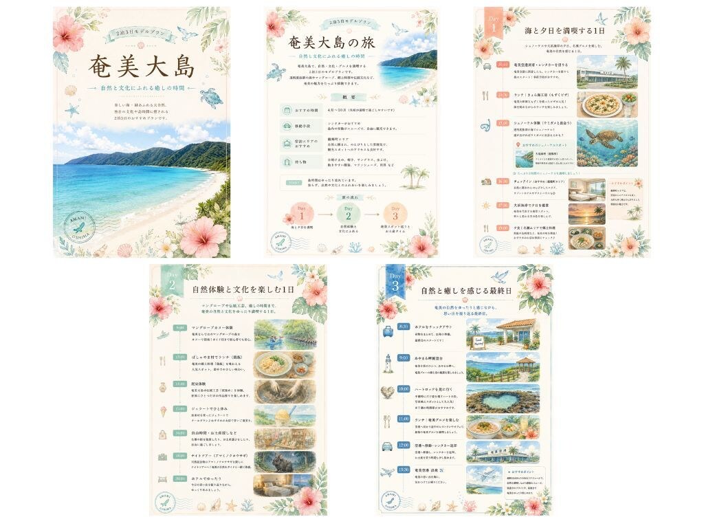 あなた専用の国内・海外旅行プラン作成します 旅行初心者歓迎！計画が苦手な方も安心です イメージ3