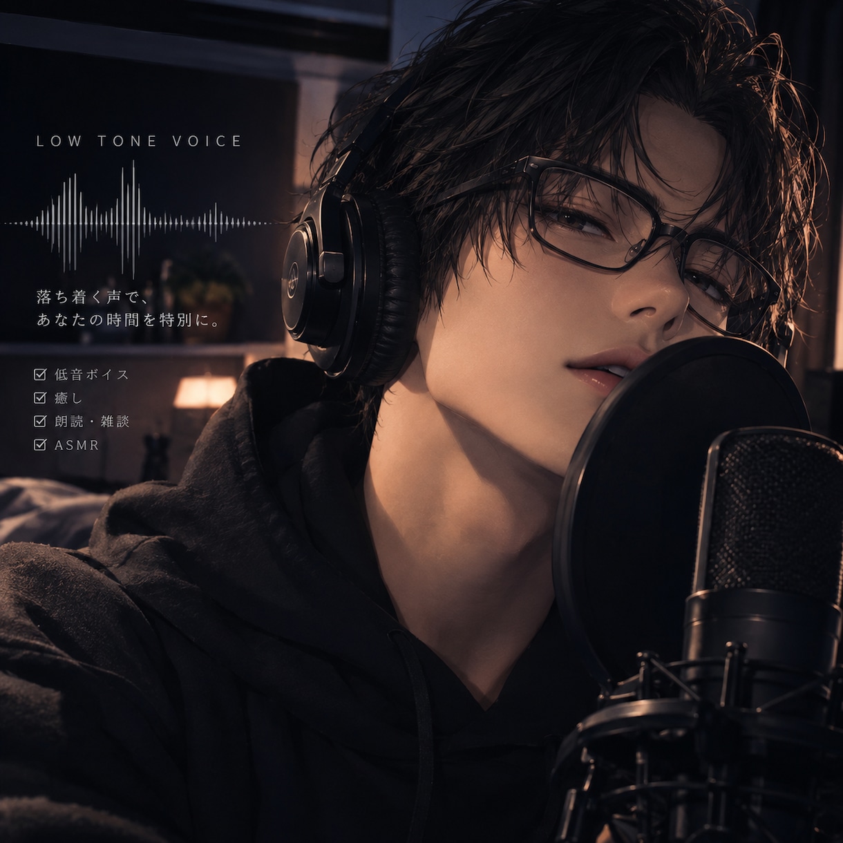 20代男性の低音でナレーションします 未経験だからこそ丁寧に収録。短文からお気軽にどうぞ イメージ1