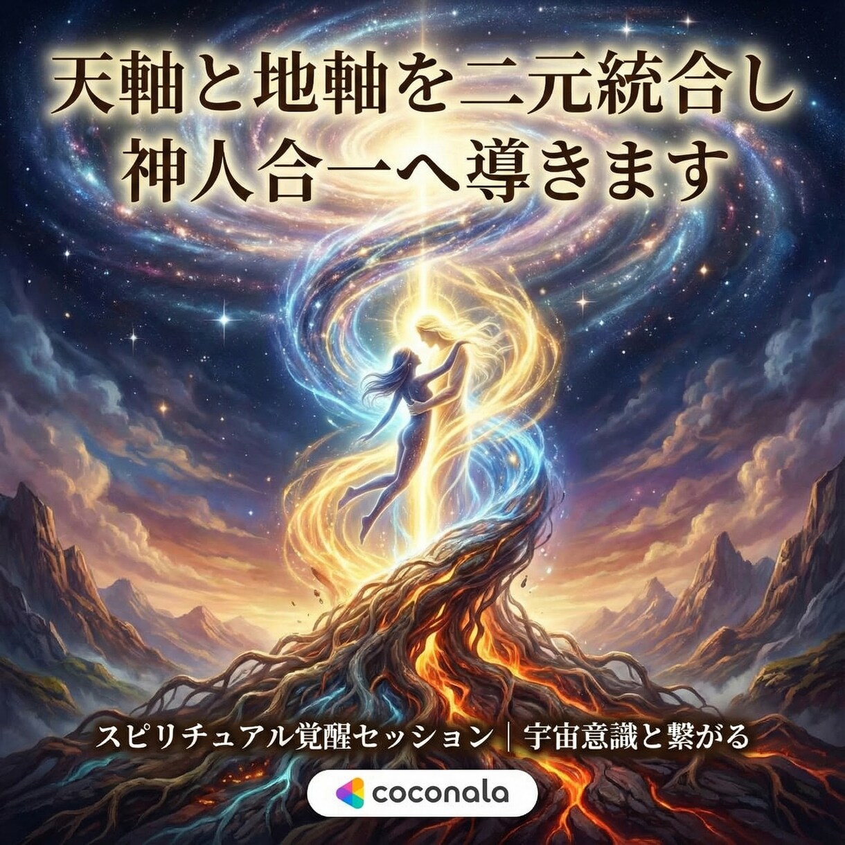 天軸と地軸を二元統合し神人合一へ導きます 霊性と肉体を安定統合し現実世界で力を発揮する基盤を構築 イメージ5
