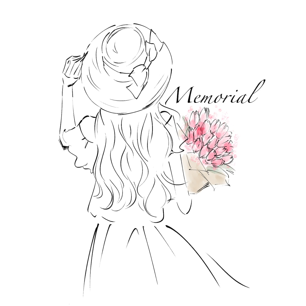 オシャレで柔らかな雰囲気のロゴイラスト作成します 女性受けバツグン！目にとまるオシャレなロゴを制作致します イメージ9