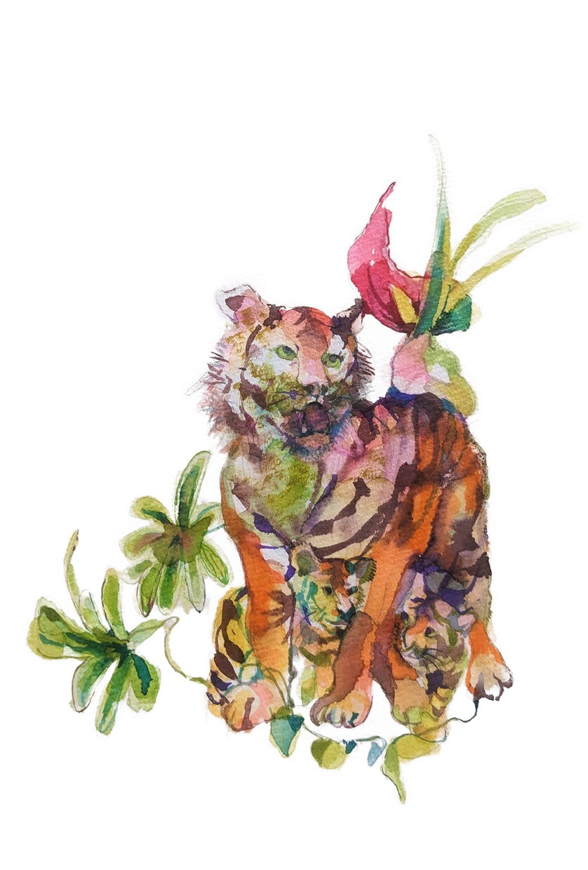 修正無料　動物イラスト（ペット）承ります 動物と植物をコーディネートします イメージ7