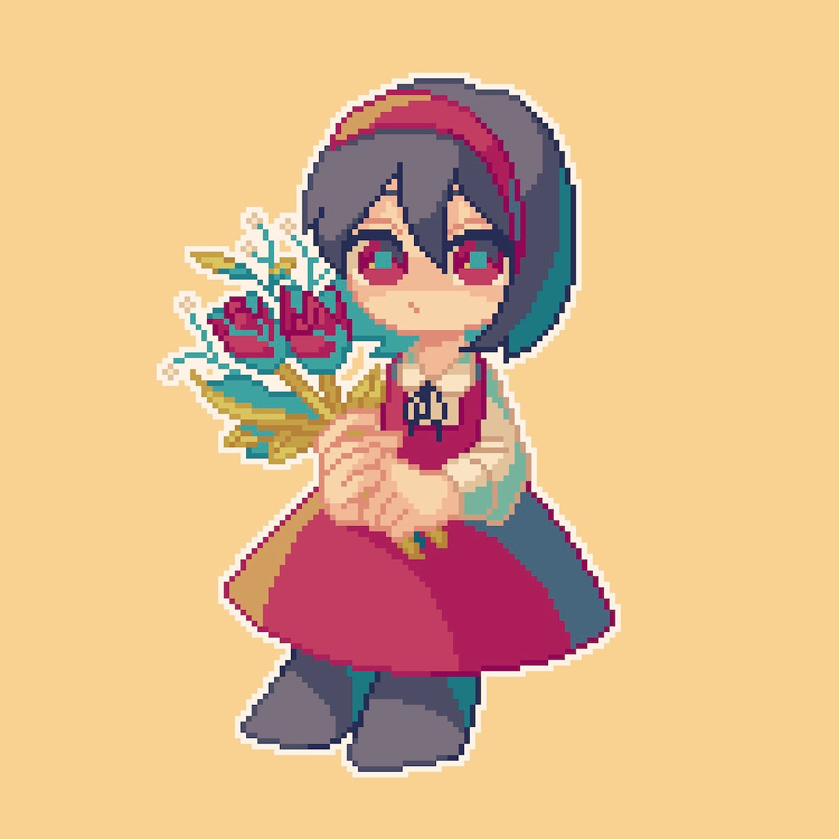 ドット絵立ち絵描きます ちいさくてかわいいデフォルメキャラです！ イメージ2