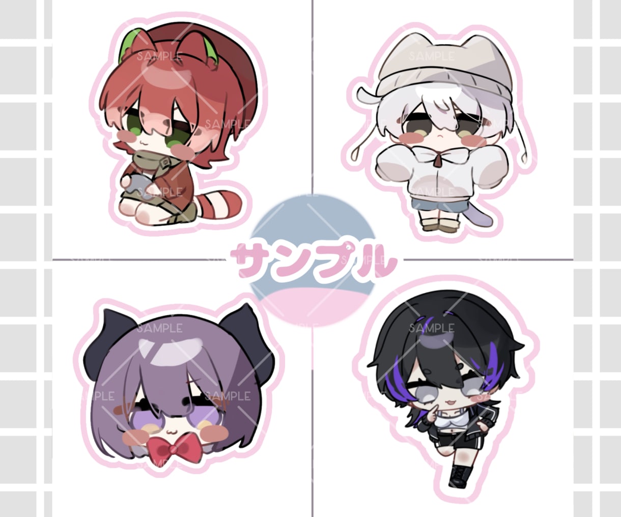 最短1日でちびキャラ描きます @snsアイコンのアイコンやスタンプに！商用利用可 イメージ5