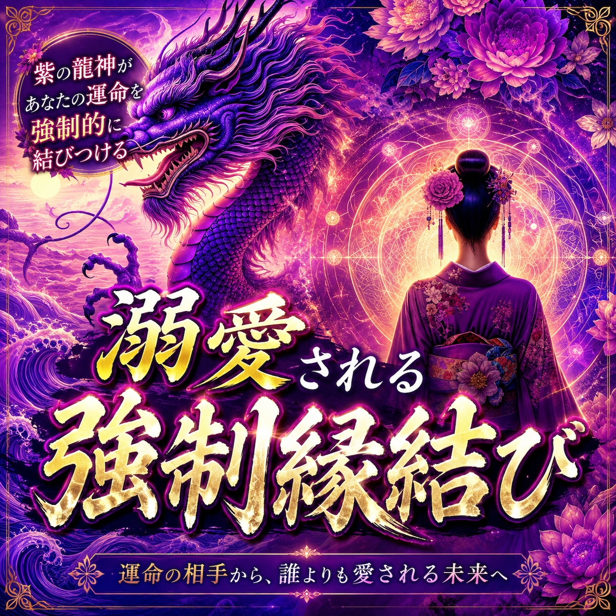 強制縁結び最愛の人があなたを溺愛する祈祷を行います 最愛の人に追われたい方のみ。片想い•相手の気持ちを知りたい方 イメージ1