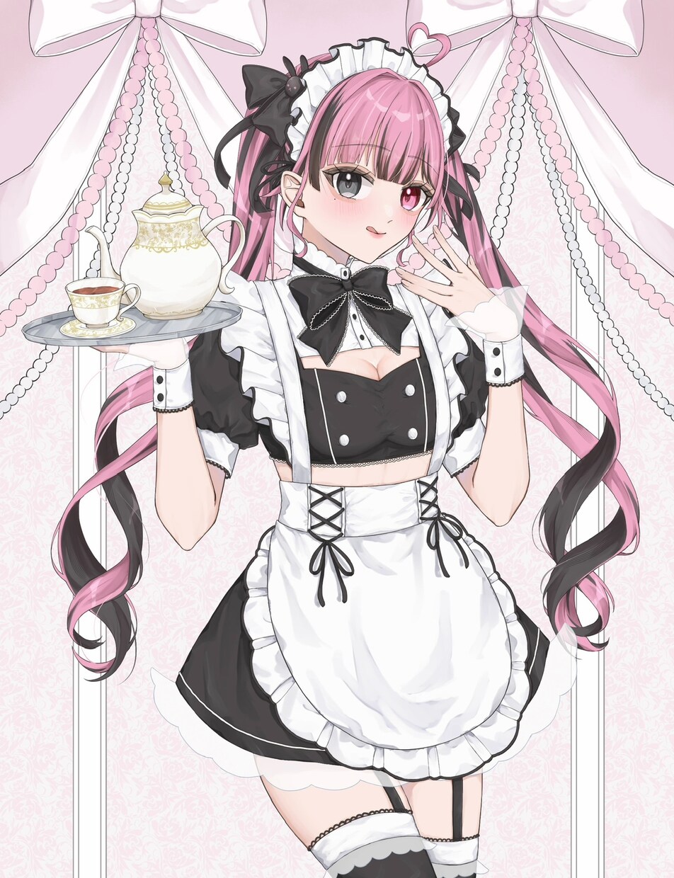 最短翌日❗️メイド量産イラスト描きます 商用利用⭕️とってもかわいい女の子のメイドさんです イメージ3