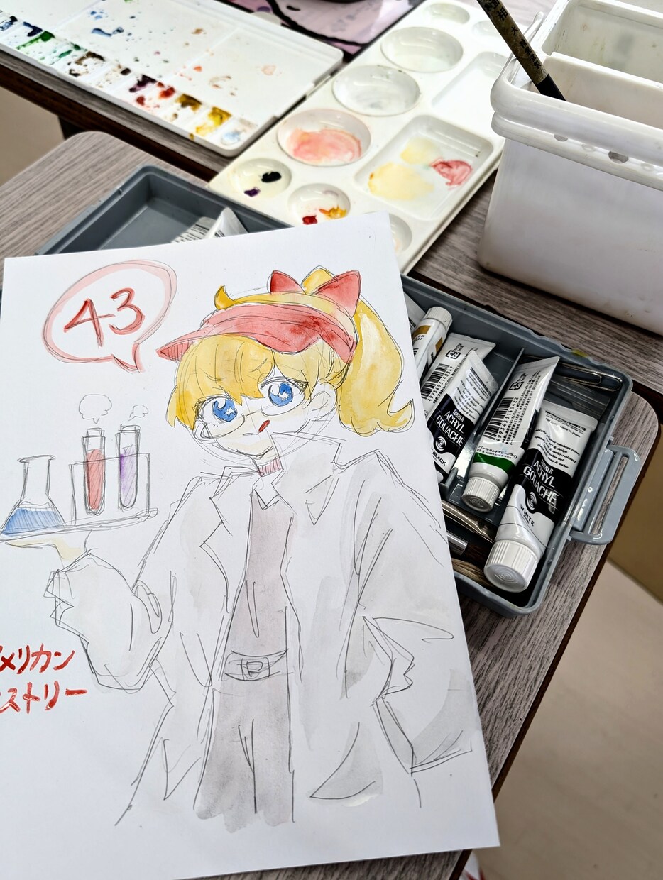 ポスターサイズの1枚絵を作成します オリジナルキャラクターです！！ イメージ3