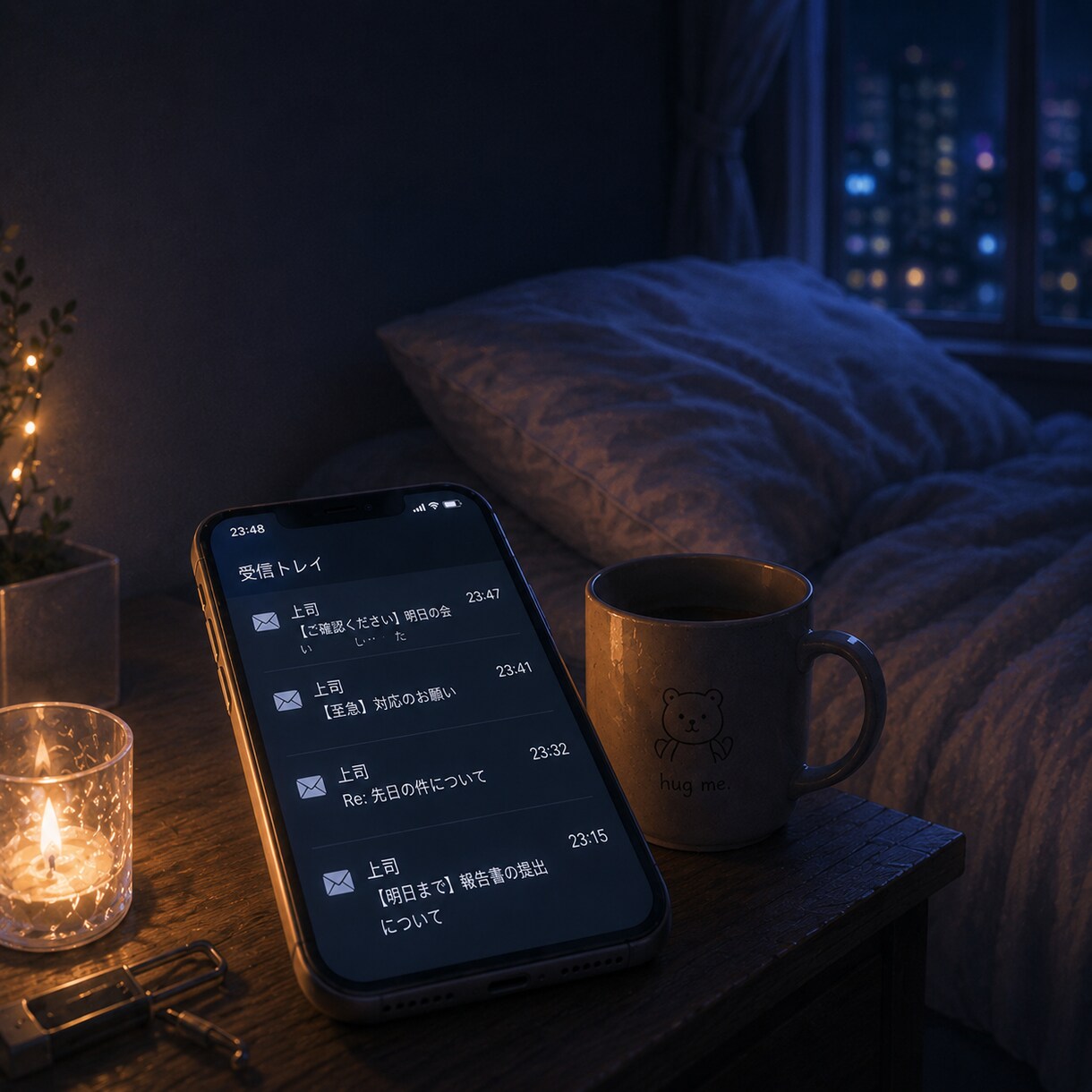 夜の避難所＊仕事が怖くて眠れない夜に、話を伺います 「明日、頑張れないかも」の夜、一緒に深呼吸しませんか イメージ3