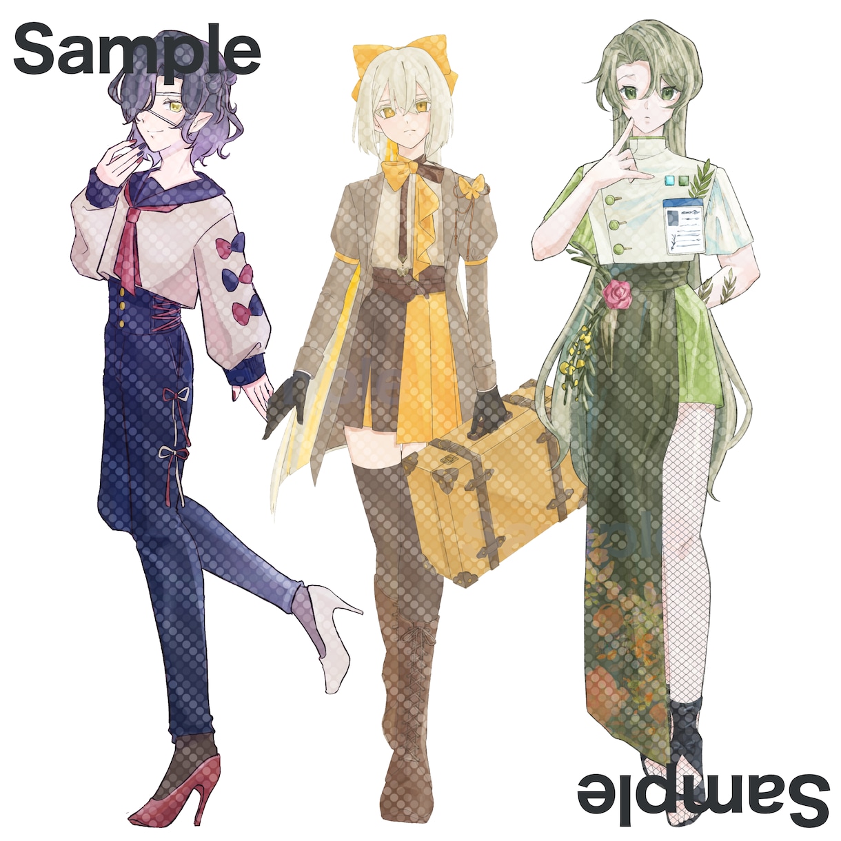 TRPGの立ち絵の制作をさせていただきます やりたいことを沢山詰め込んだ立ち絵を イメージ3