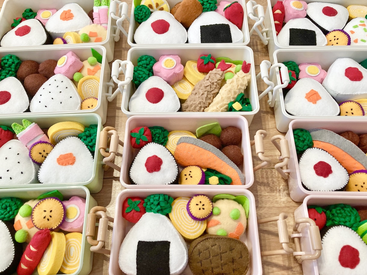 ご希望の物をフェルトで作ります 料理や食べ物、ぬいぐるみ等フェルト作品販売実績多数あります！ イメージ1