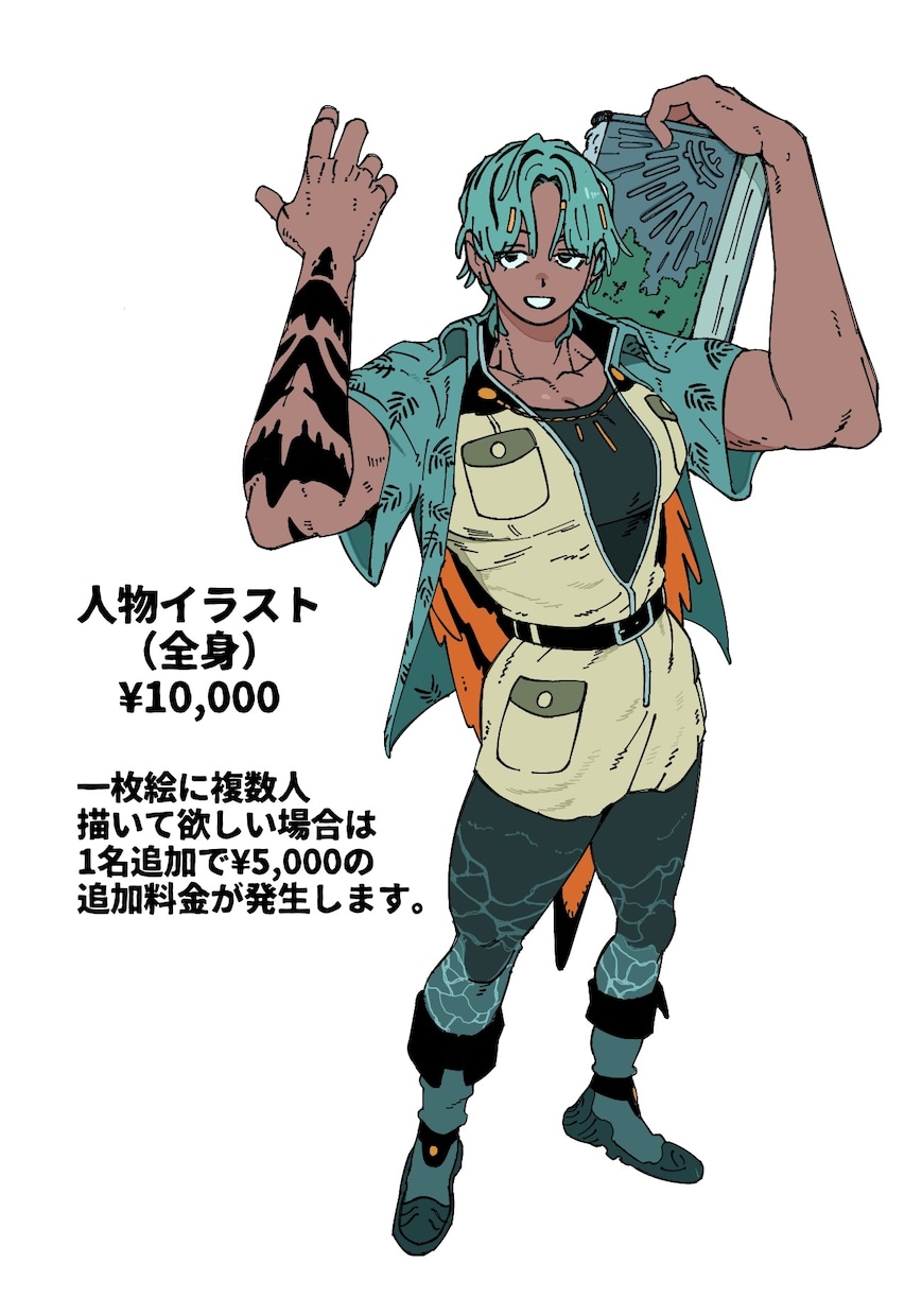 ご要望に合わせて幅広い絵柄で人物画をご提供します オリキャラのイラスト、デザインをしてもらいたい方必見 イメージ2