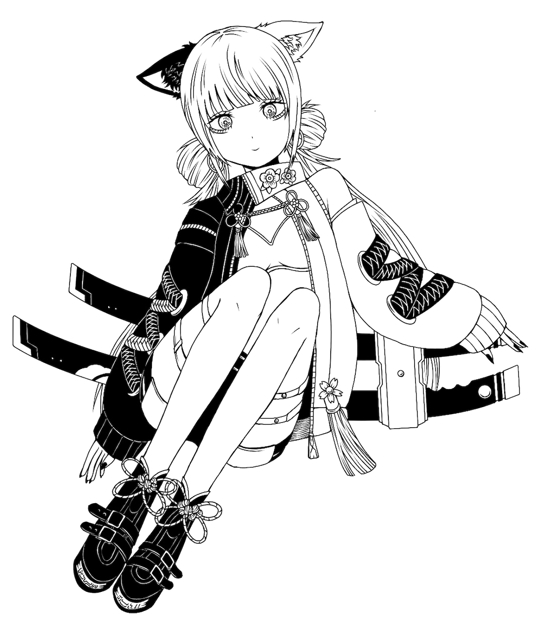 モノクロイラスト描かせていただきます モノクロイラストを描きます、デフォルメキャラも可能です イメージ5