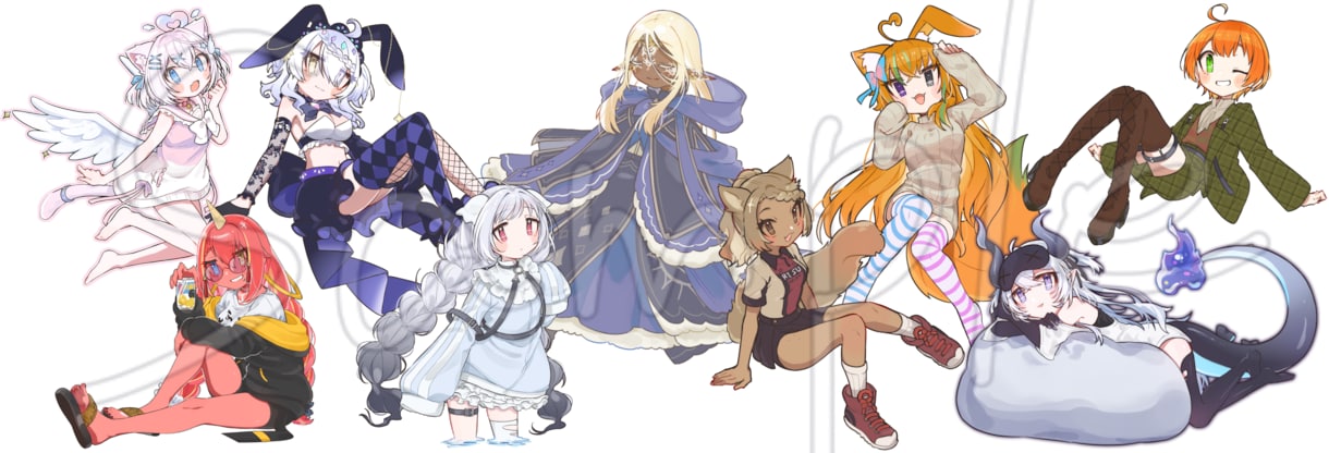 使いやすい立ち絵イラスト製作致します 特徴的なデザインが欲しい方向け イメージ5