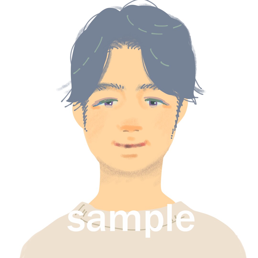 ふんわり優しいイラストアイコン作成します SNS、ブログなどで使用する手描き風アイコン作成します イメージ2