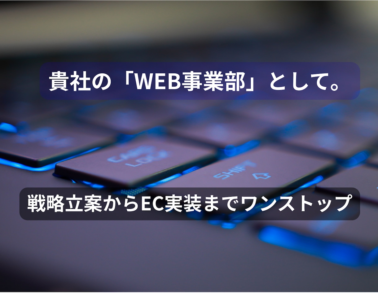 ホームページ制作・Shopify構築を行います 外注に頼らず、ディレクションから制作・実装まで一貫対応 イメージ1