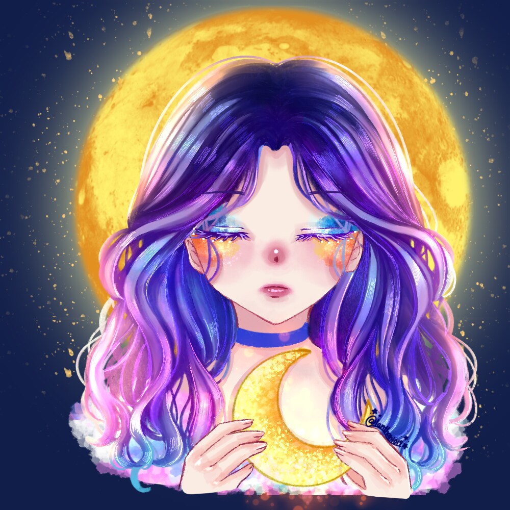 透明感のある女の子のSNSアイコン描きます 透明感のある儚い女の子アイコンをあなただけの世界観で描きます イメージ3