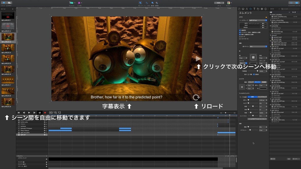 3DCG短尺動画＋360°VRを制作致します SNS広告動画とサイトのLPをシームレスに繋ぎます！ イメージ2