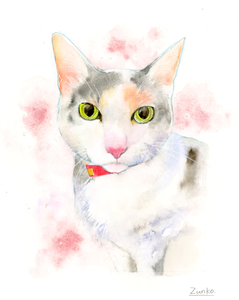 透明水彩でペットや動物の似顔絵を描きます 手描きならではの温もりを手元に。プレゼントにも イメージ6