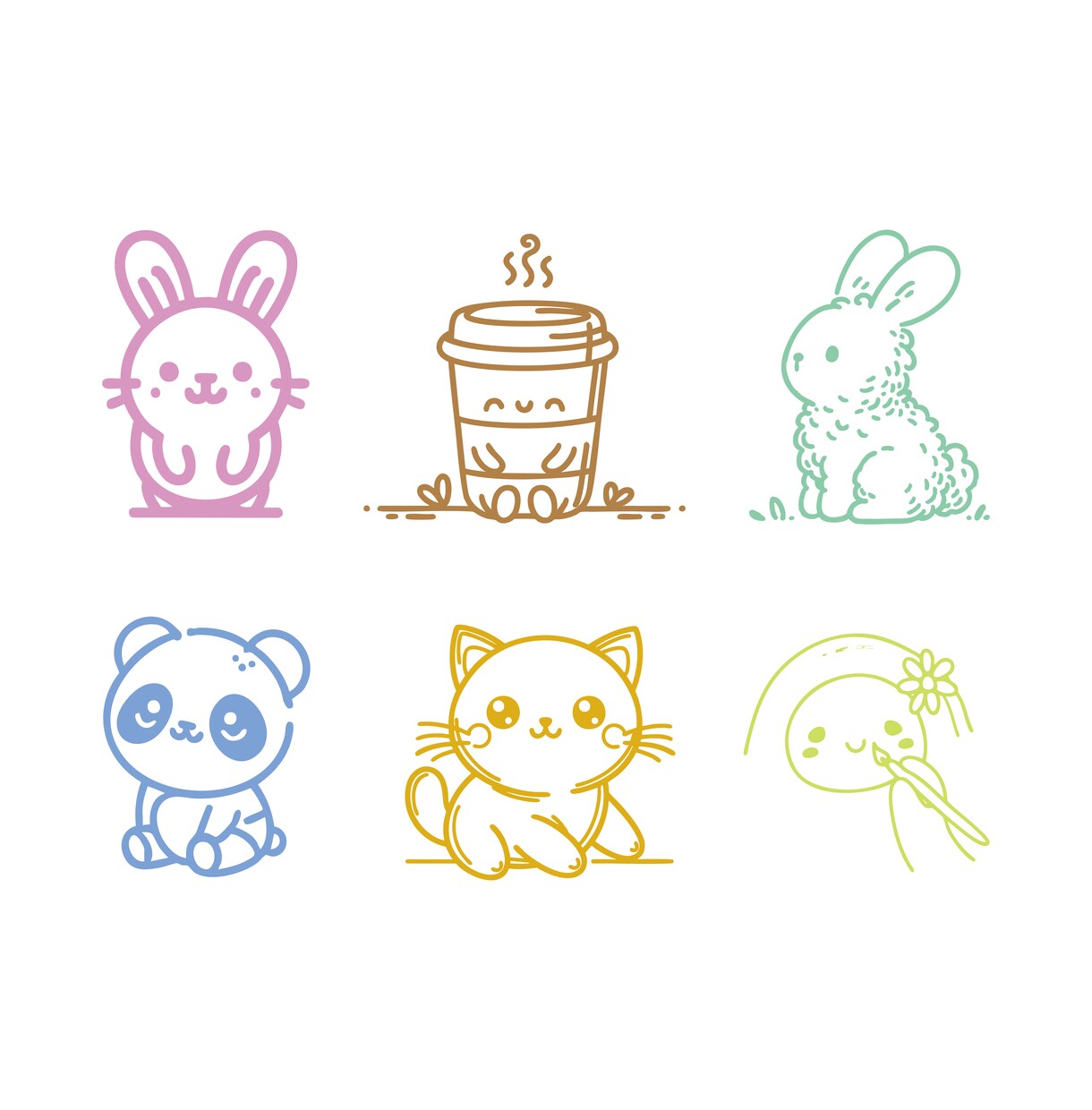 ちょっとゆるいロゴ作成します やんわり和んだ雰囲気のゆるかわロゴをデザイン！ イメージ4