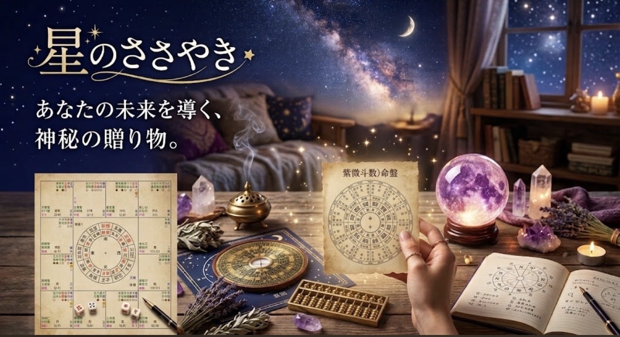 紫微斗数で本質と気になるお悩みを読み解きます 自分を深く知り、強みや才能を活かすヒントに イメージ1