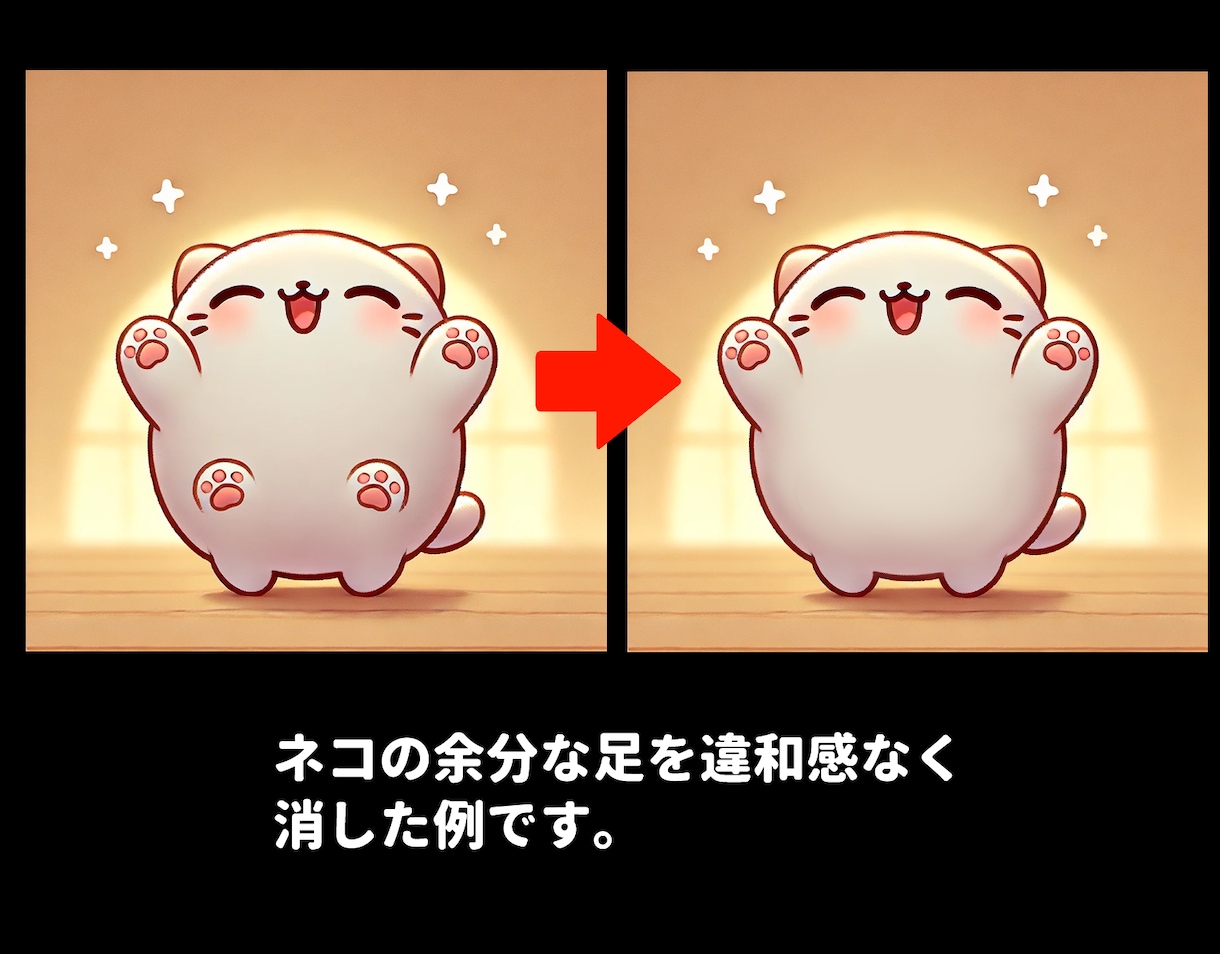 AI生成イラストの修正(レタッチ)致します AI生成イラストの一部を修正致します。 イメージ2