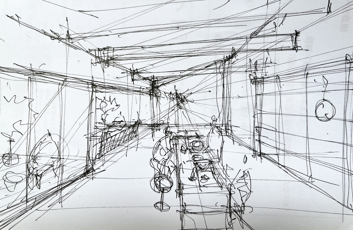 ラフスケッチを描きます デザイン賞を多数受賞したデザイナーが空間を豊かに創造します イメージ5