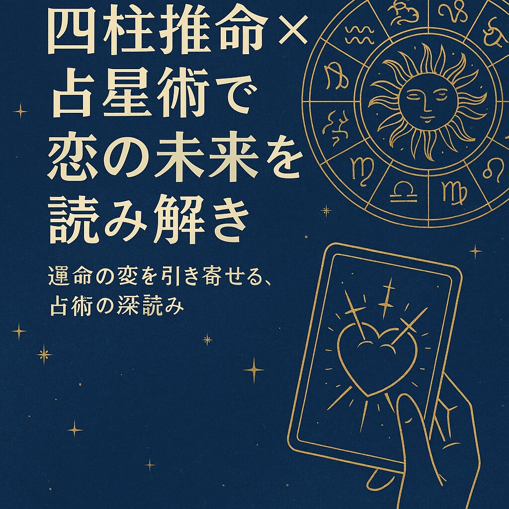 四柱推命×占星術で恋の未来を読み解きます 運命の恋を引き寄せる、占術の深読み イメージ1
