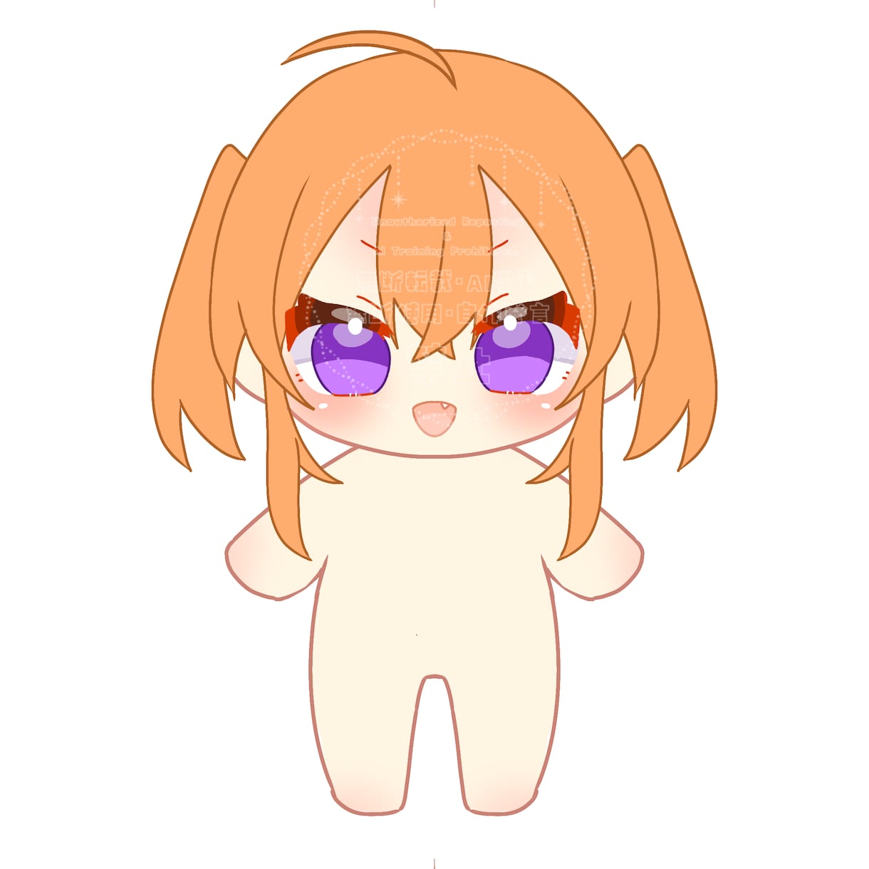 棉花娃娃風のぬいイラスト描きます 棉花娃娃風のキャラクターぬいぐるみイラスト作成します。 イメージ1
