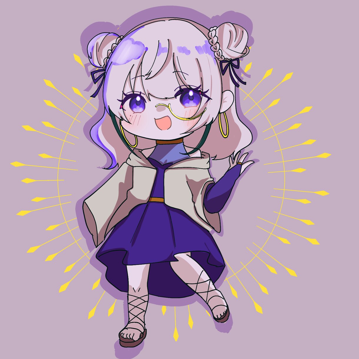 商用利用OK！最短三日で可愛いSDイラスト描きます SNSアイコン・配信・Vtuber向けのSDイラスト描きます イメージ4