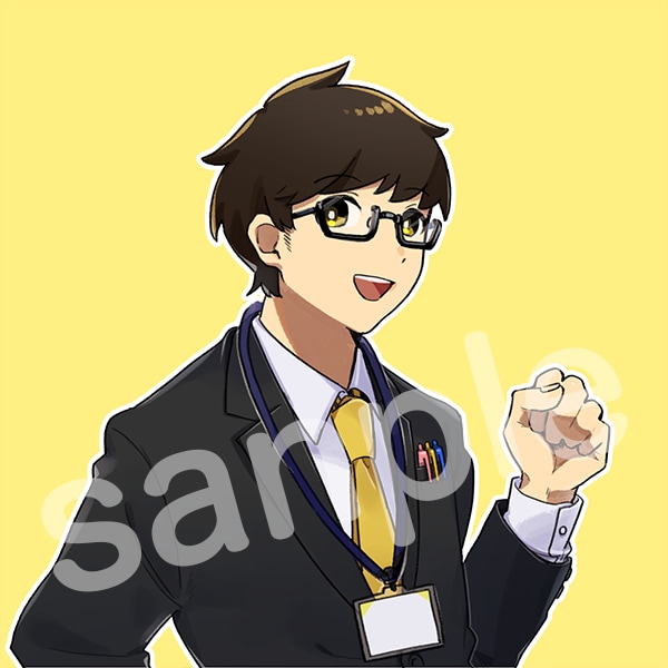 可愛い◎シンプル◎アニメ風なイラストを制作します パッと覚えてもらいやすいオリジナル人物イラストお描きします！ イメージ4