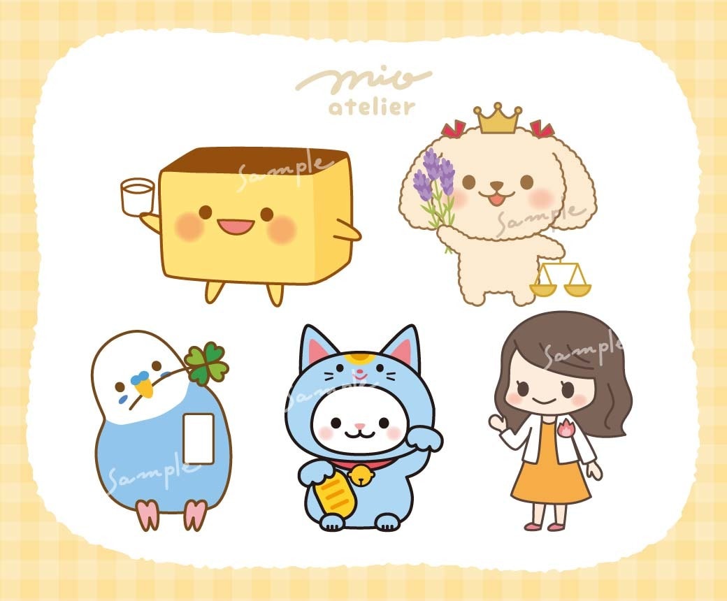 ゆるくて可愛い！親しみ感UP！動物アイコン描きます SNS,ブログをあなただけのオリジナルで♪ イメージ5