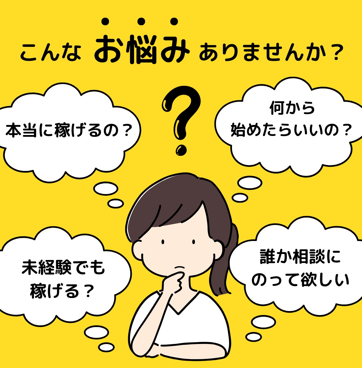 Webライターを副業として始めたい方の悩み聞きます 「副業で収入を増やしたい」と悩んでいる30～40代の方必見 イメージ2