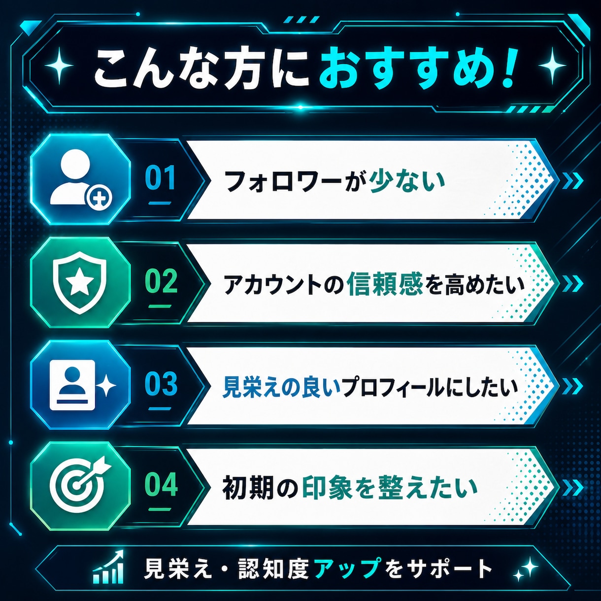 インスタのフォロワー1000人増やします オプションにてフォロワー増加人数調整可能です！ イメージ6