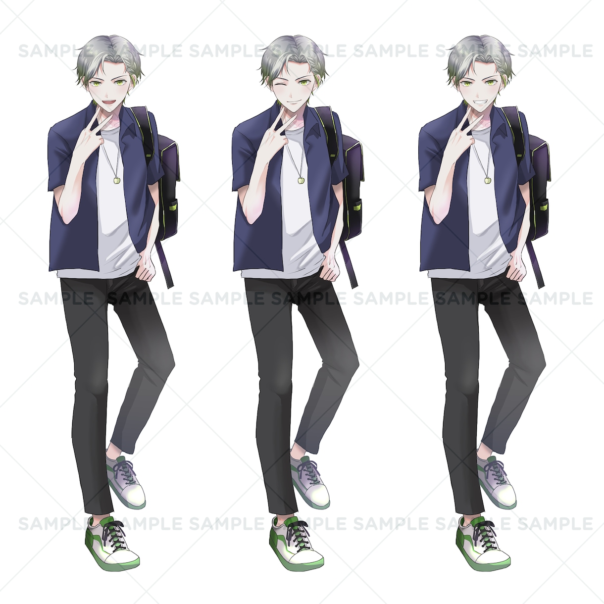 IRIAM立ち絵（ver1）やサムネ1枚絵描きます 畑は違いますが本業デザイナーが心を込めて描きます。 イメージ4