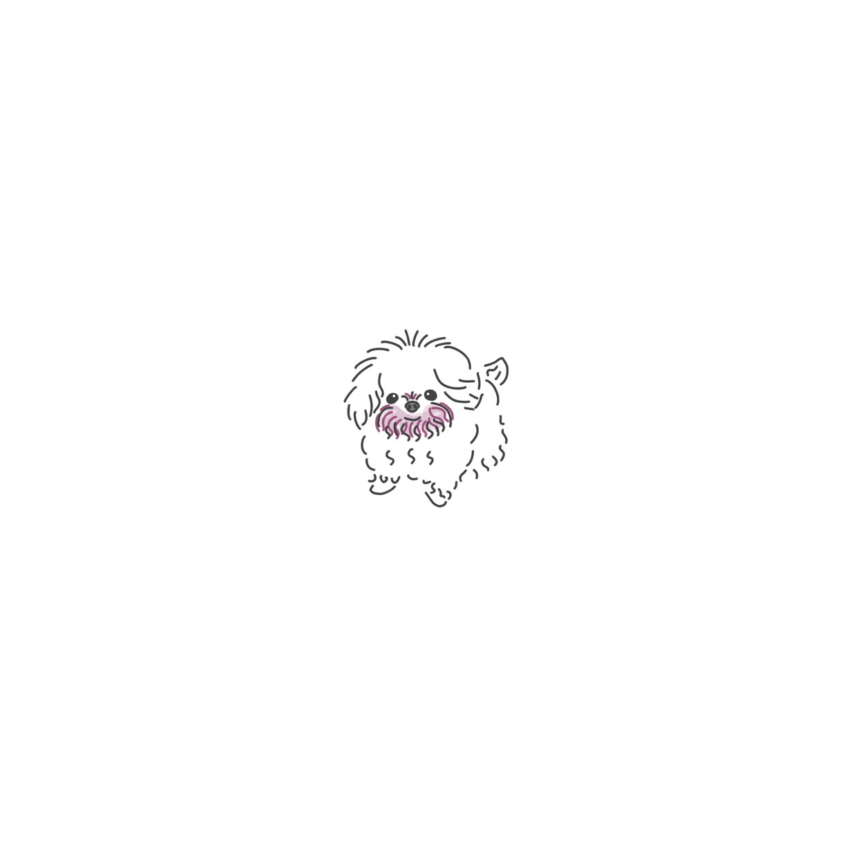 お写真からシンプルな線画ペットイラスト描きます 大切なペットをイラストにします！即日-5日のスピード対応 イメージ5