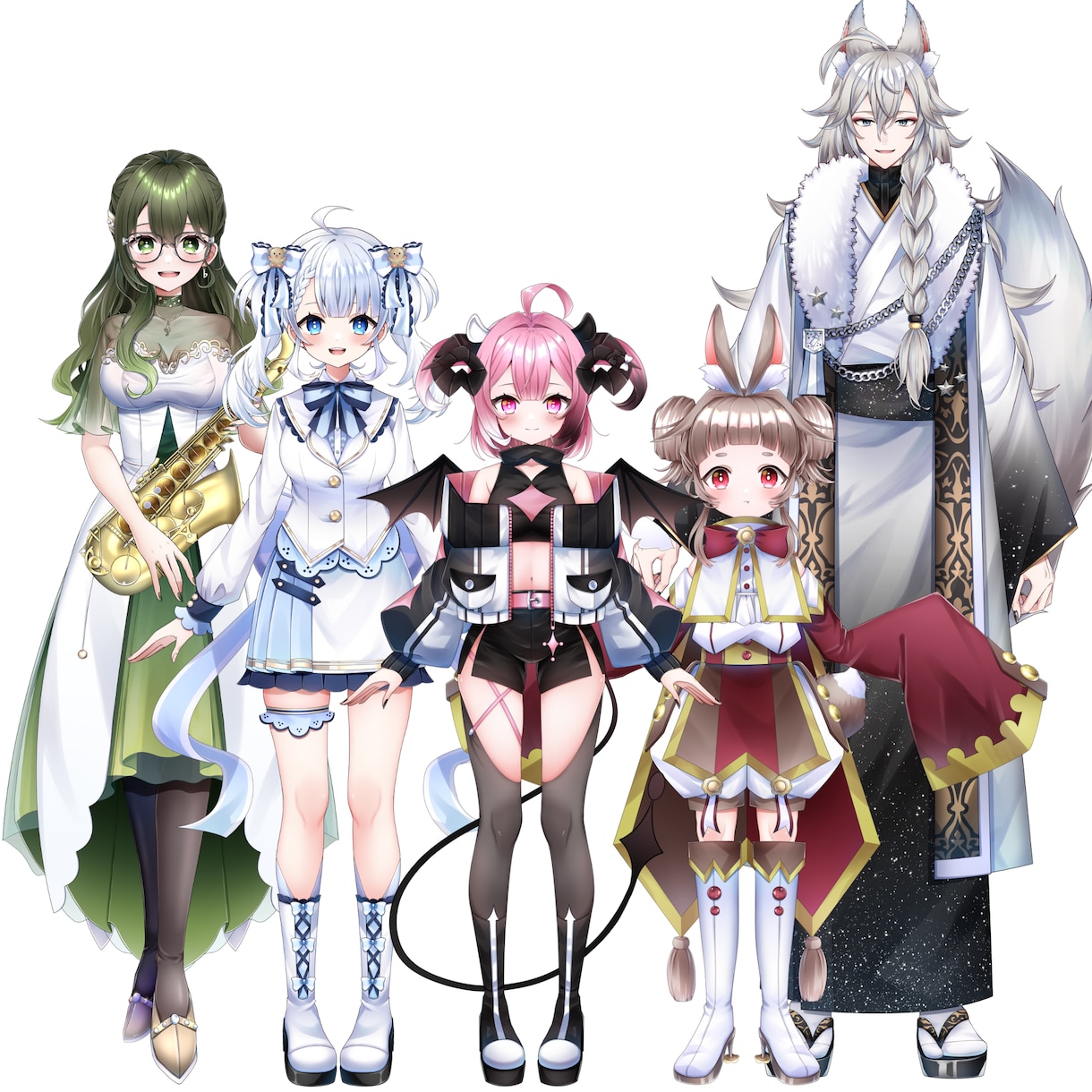 あなただけのVtuberを、全工程制作いたします キャラデザ〜モデリングまで。商用利用可/選べるプレゼントつき イメージ6