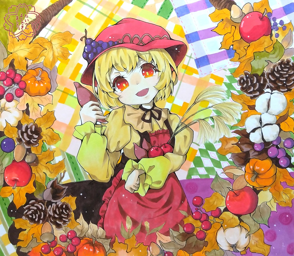東方のアナログイラストを描きます 世界に1つのアナログの形で、お好みの東方のキャラをお届け！ イメージ2