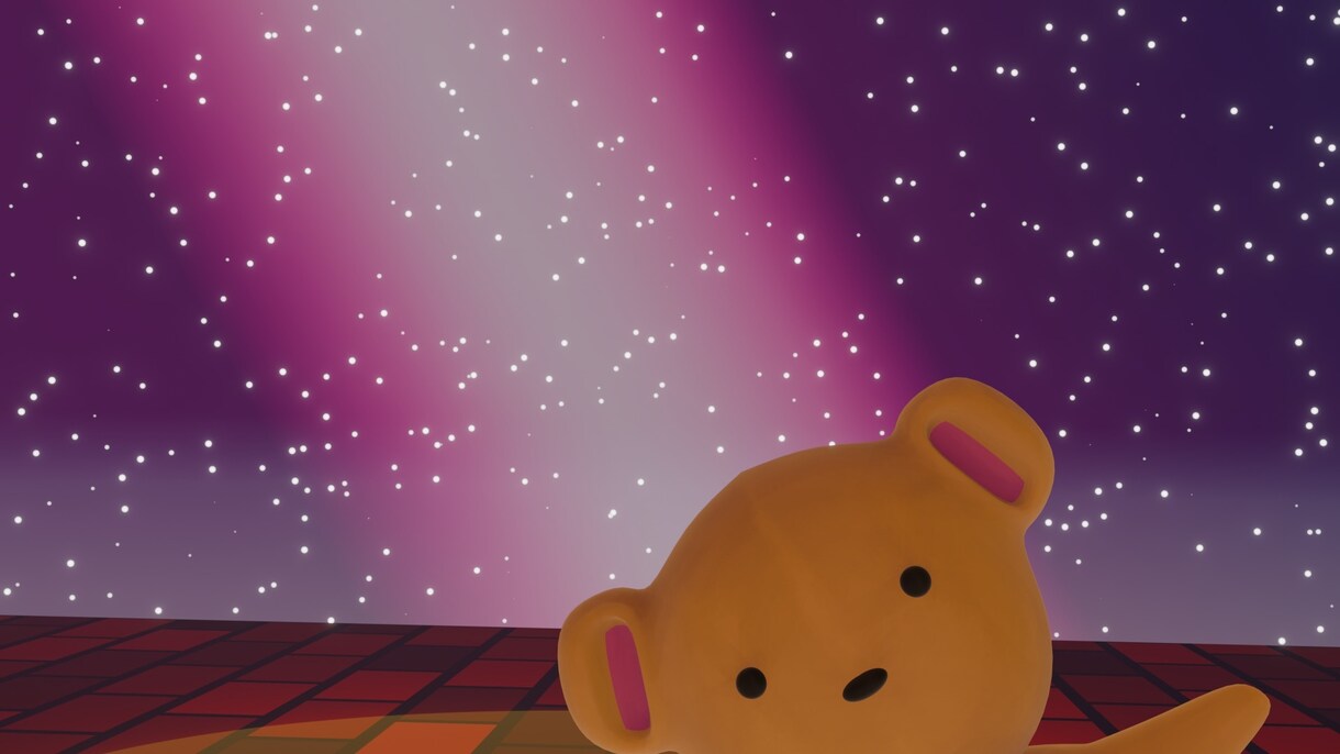 blenderでクマのキャラクターを作成します クマならお任せ！初心者ですが頑張ります！ イメージ1