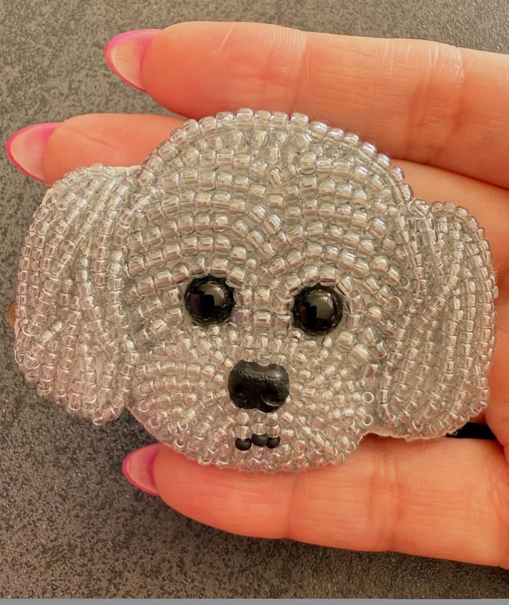 オーダーメイド　ビーズ刺繍ブローチ作成します 世界に一つの作品一つ一つ真心込めて作らせていただいてます。 イメージ7