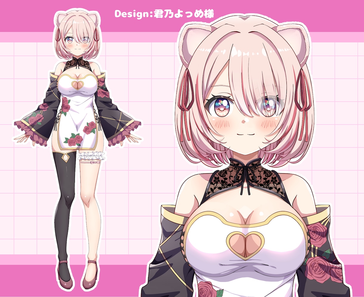 Vtuber様用パーツ分けイラスト制作します 商用利用込み！修正無制限！Vtuberデビューの方へ イメージ4